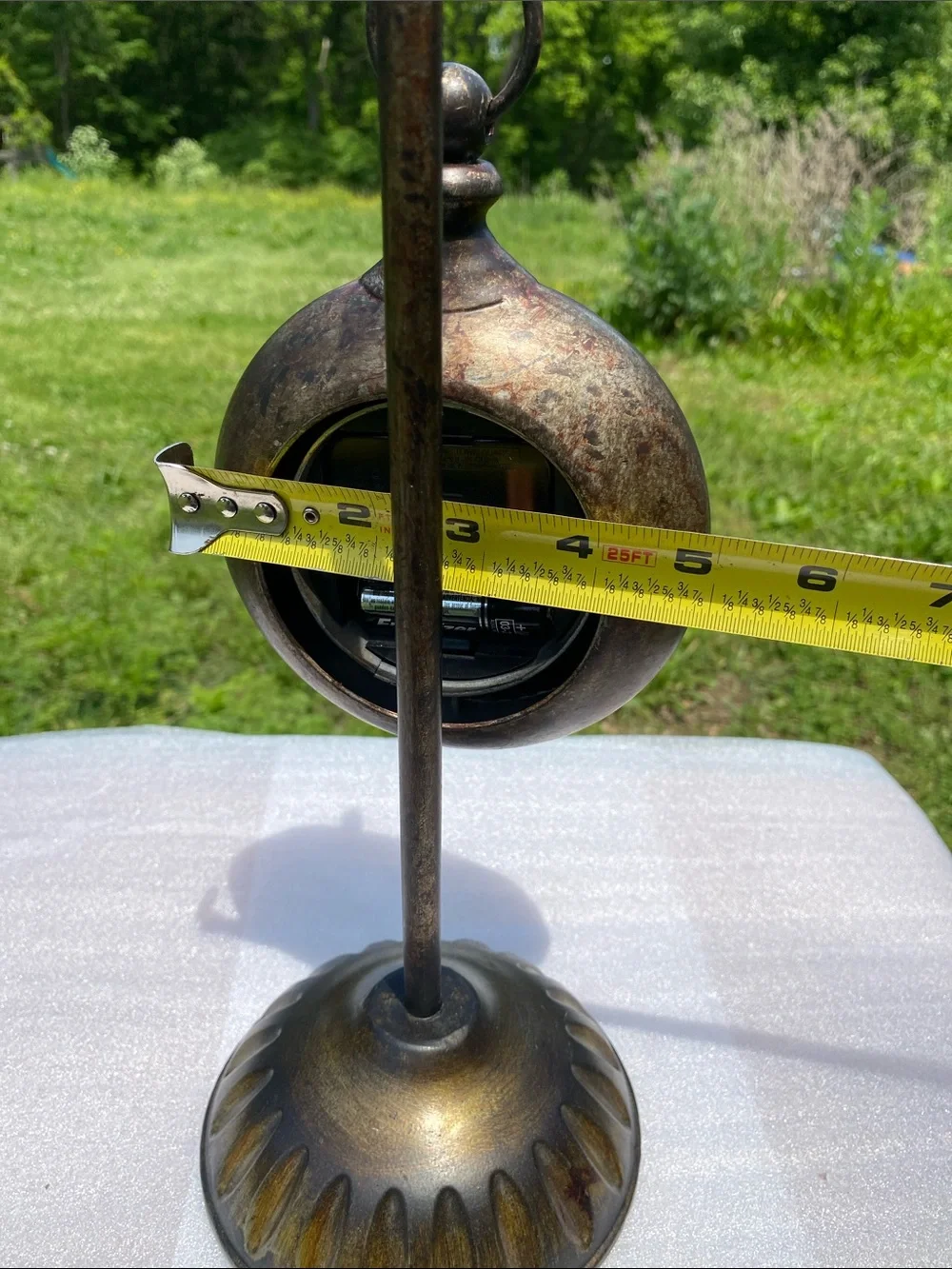 Young Town Quartz #12888 Antique-Style Bronze Tone Maritime Table Clock 5